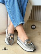 Mocasín en cuero para dama Victoria
