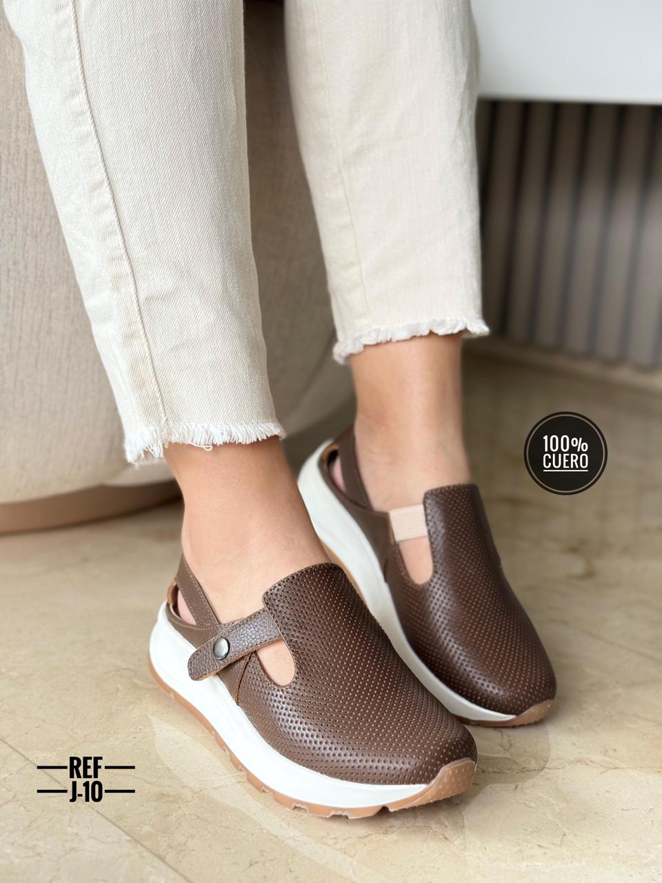 Casual en cuero para dama Siena