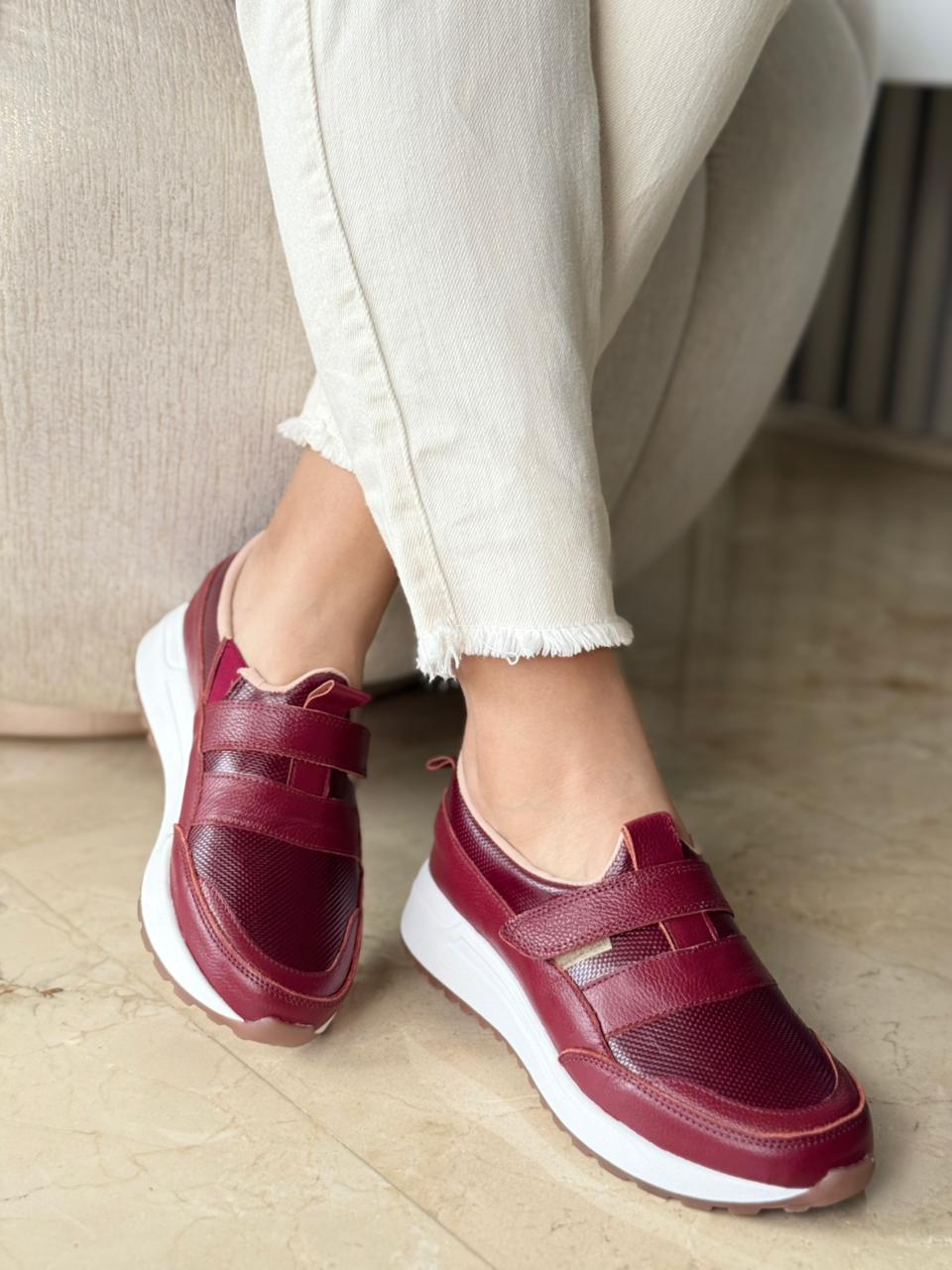 Casuales en cuero para dama Ema