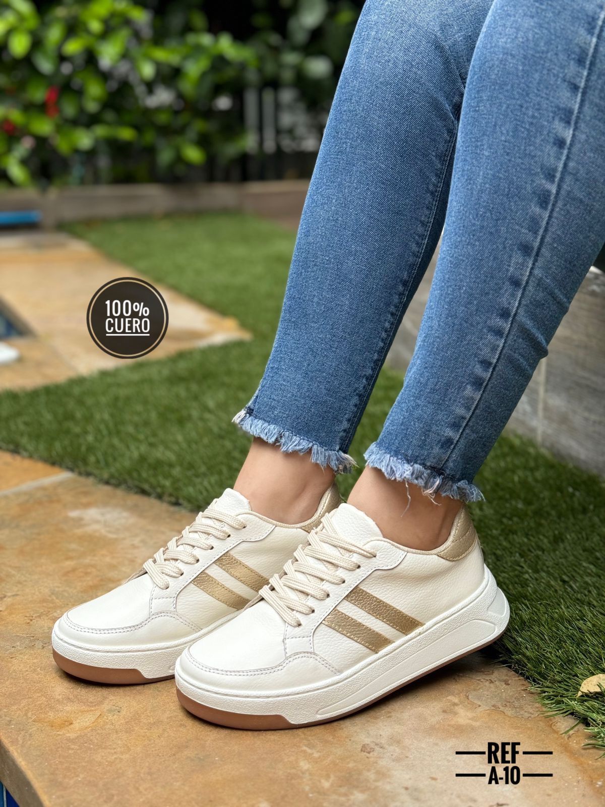 Tenis en cuero para dama Sáhara