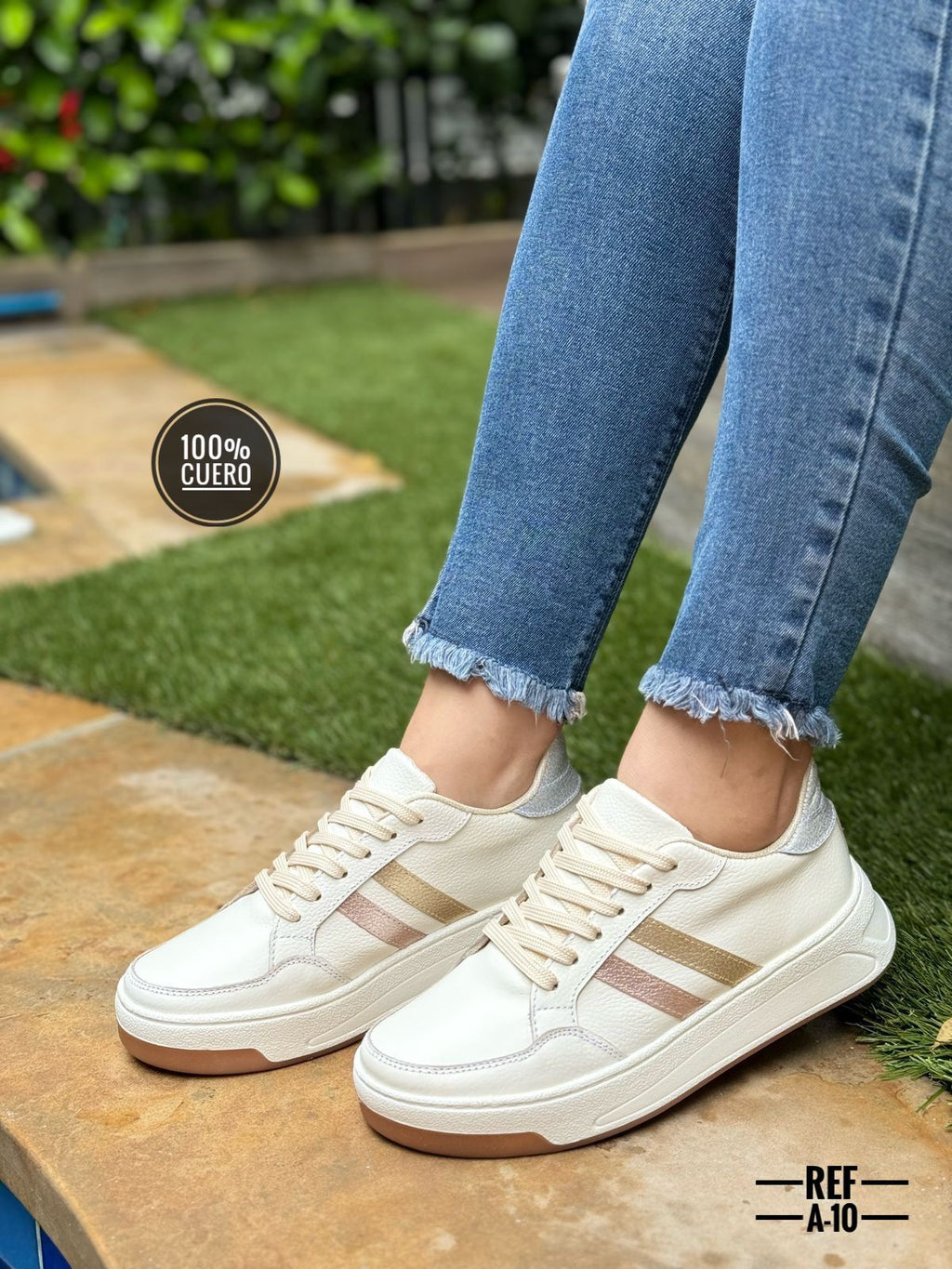 Tenis en cuero para dama Sáhara