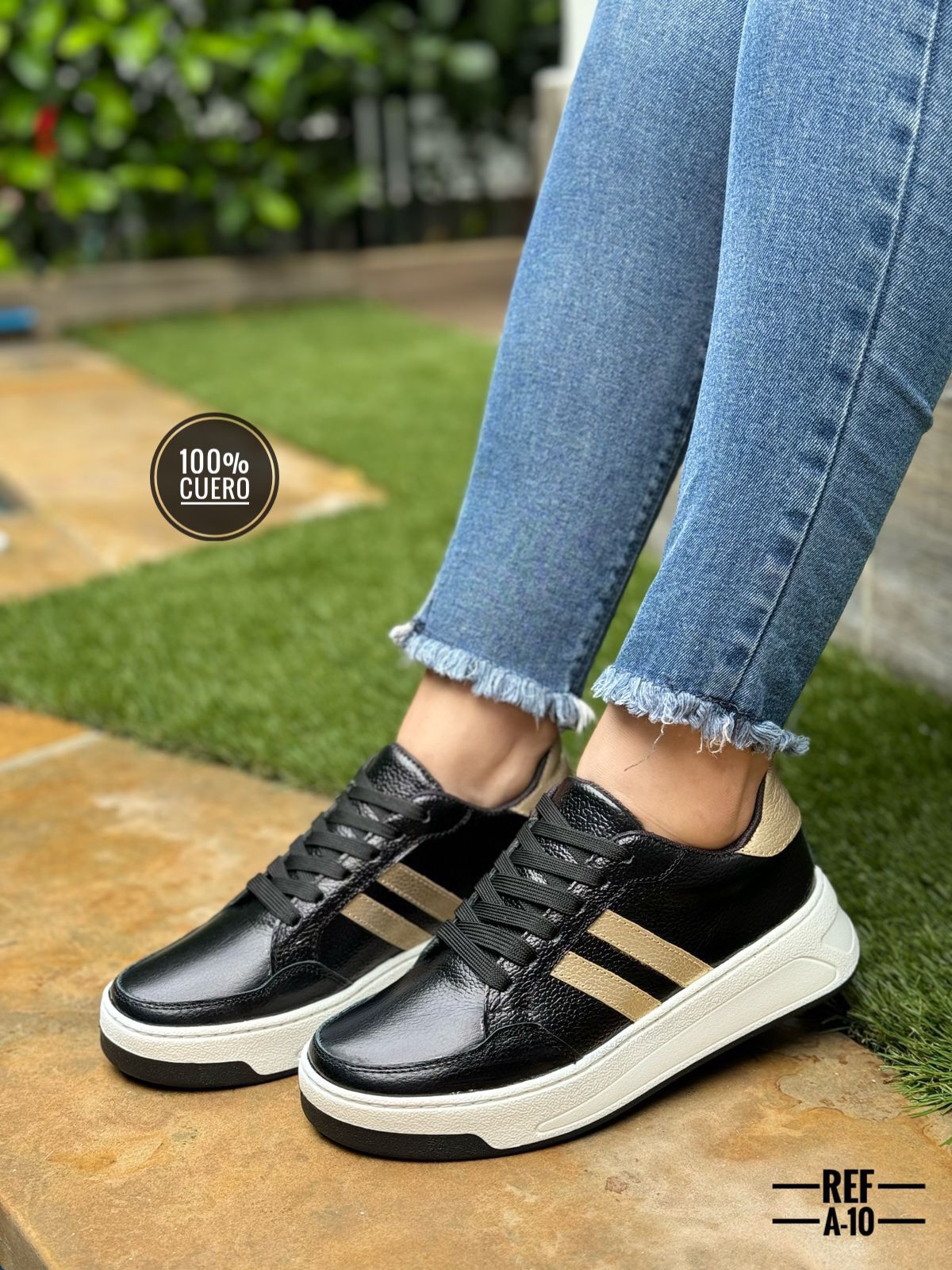 Tenis en cuero para dama Sáhara