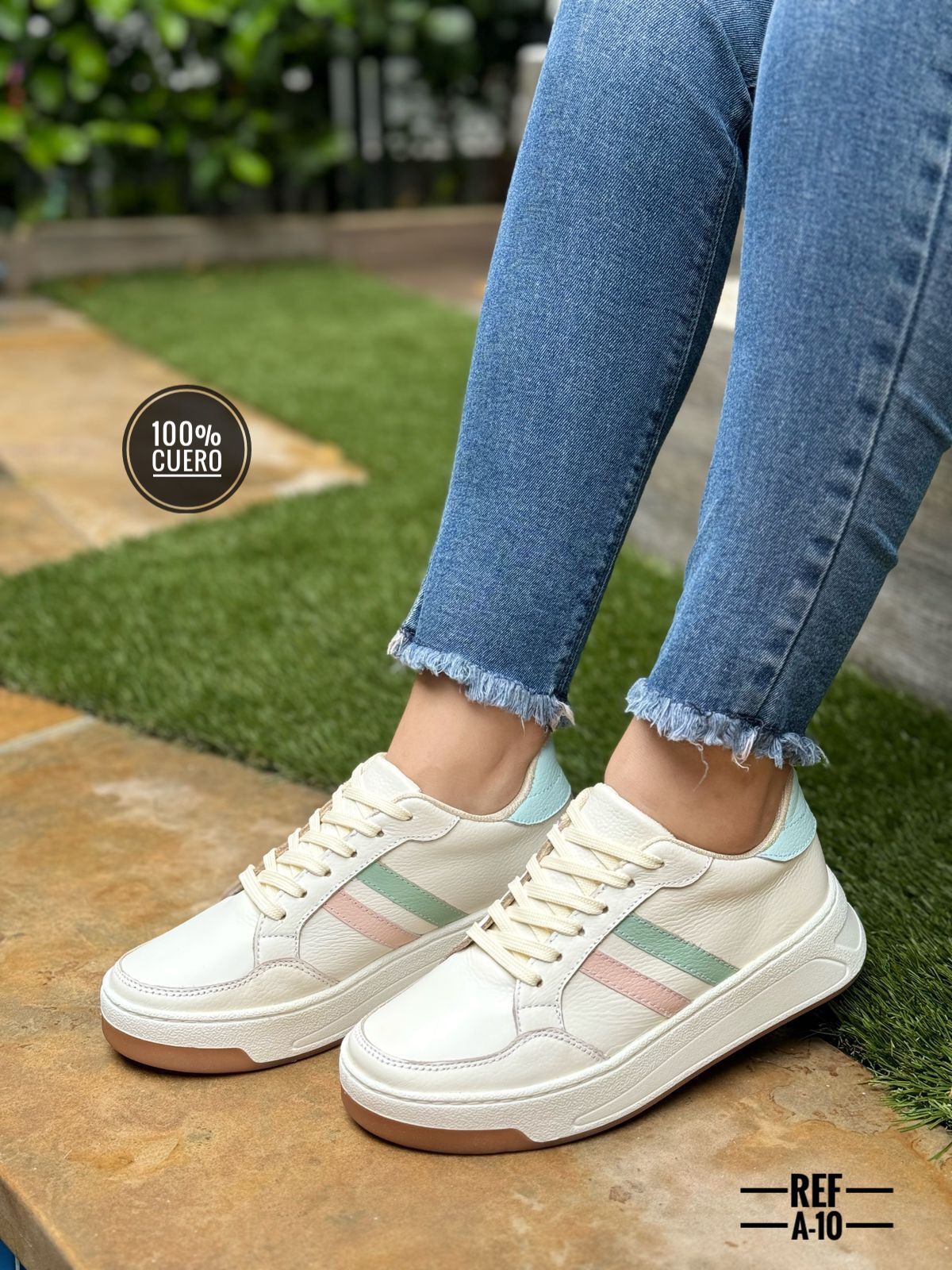 Tenis en cuero para dama Sáhara