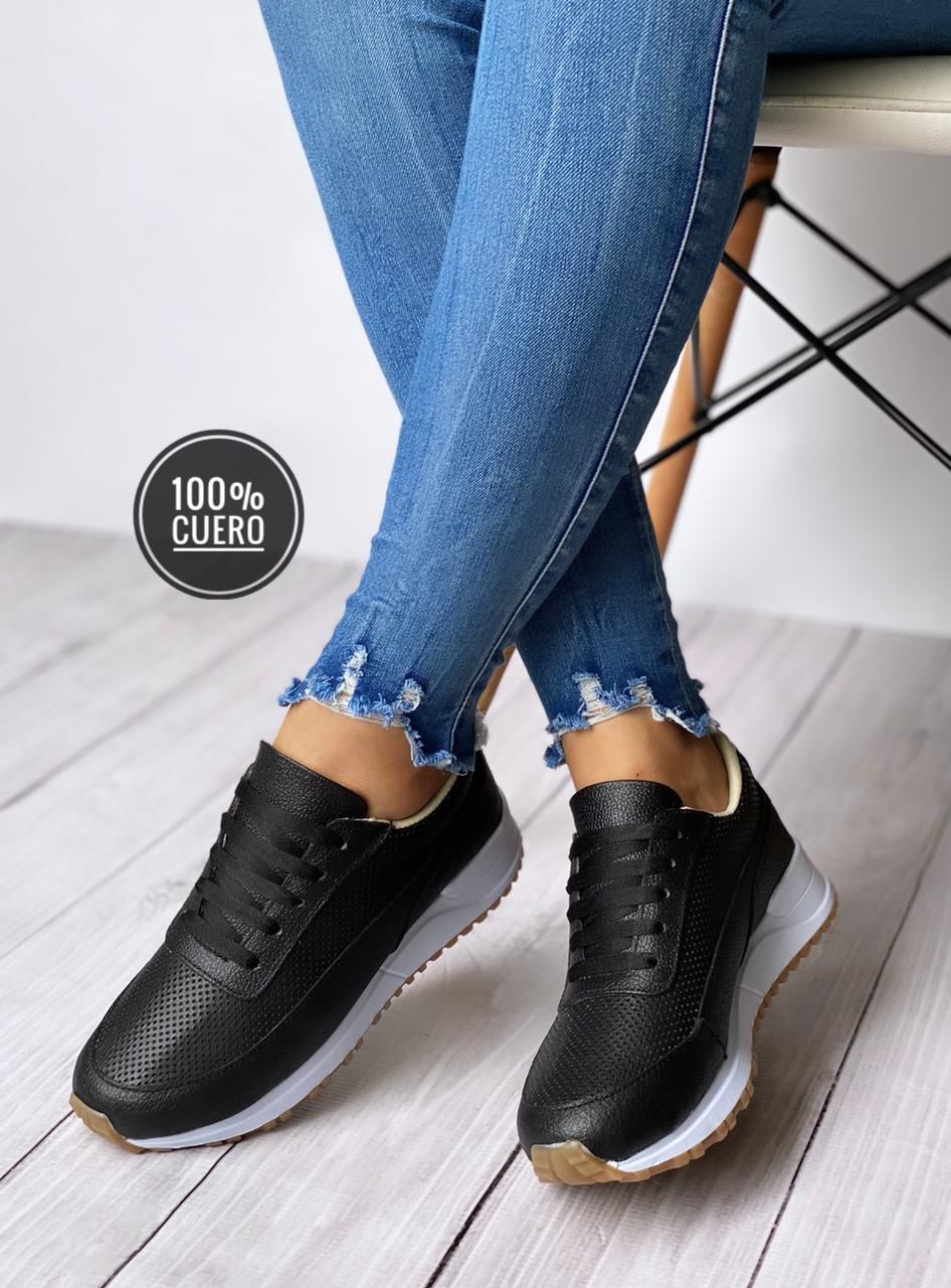 Tenis en cuero para dama Paris