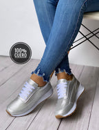 Tenis en cuero para dama Paris