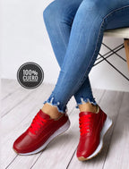 Tenis en cuero para dama Paris