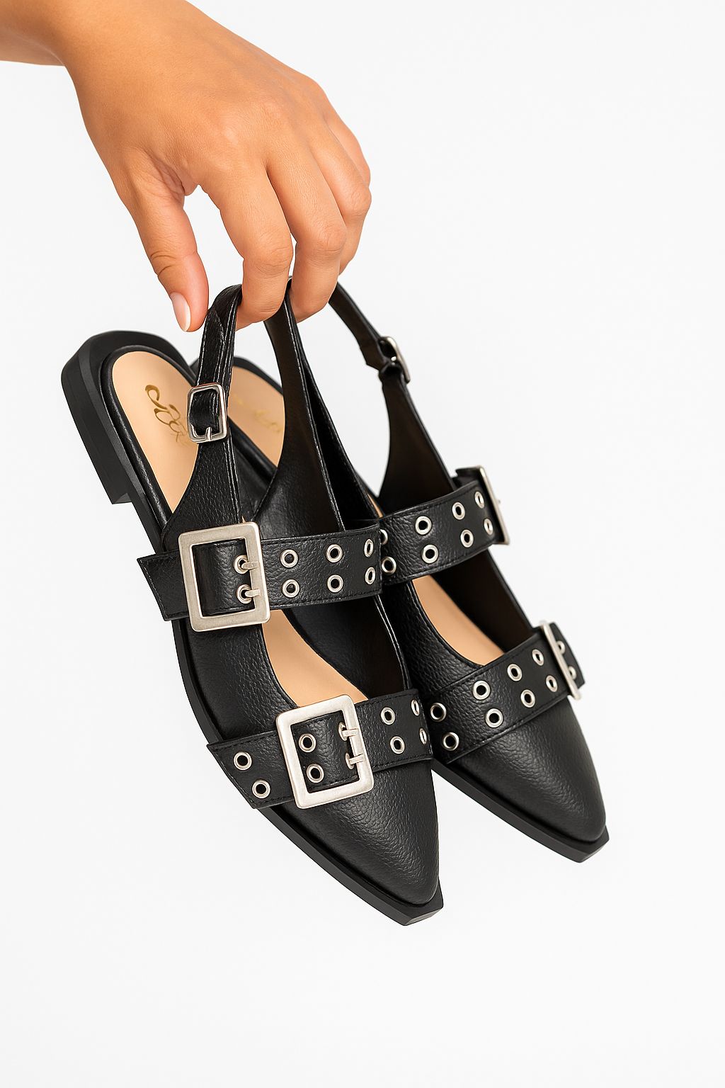 Baletas en cuero para dama Brigitte