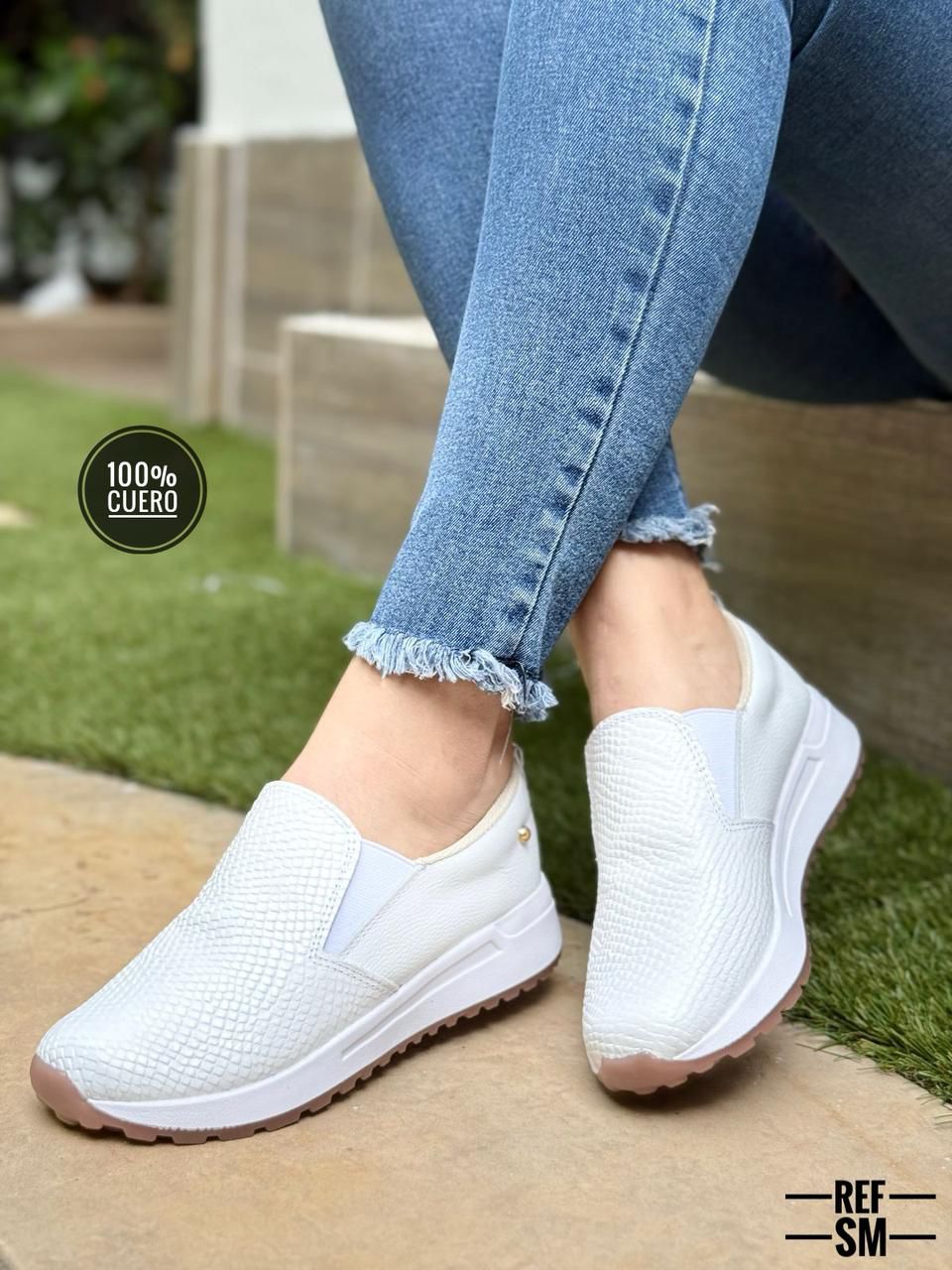 Casuales en cuero para dama SM