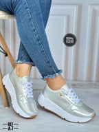 Tenis en cuero para dama Maratón