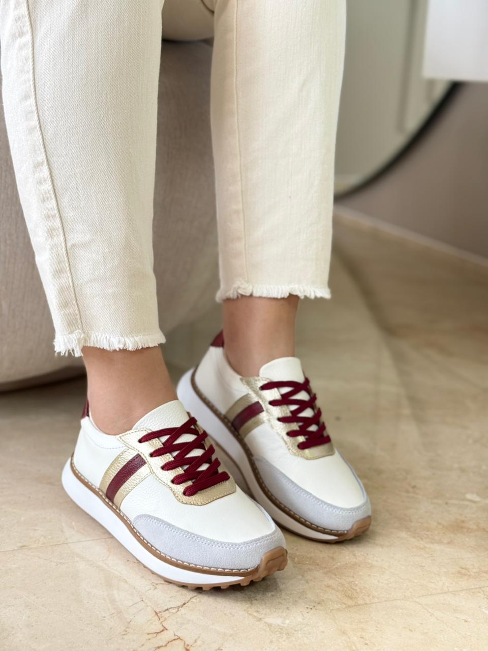 Deportivo en cuero para dama Zoe