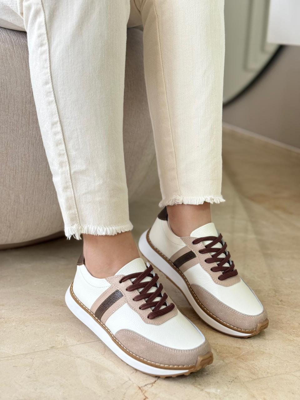 Deportivo en cuero para dama Zoe