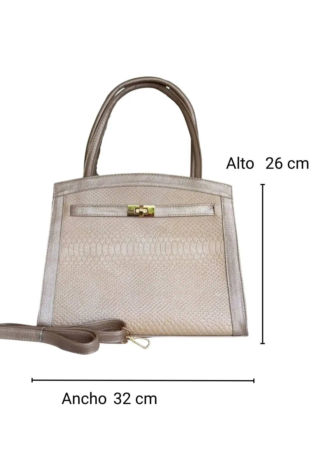 Cartera en cuero Gaia