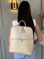 Morral en cuero Mara