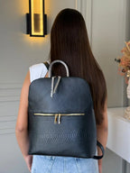 Morral en cuero Mara