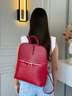 Morral en cuero Mara