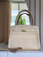 Cartera en cuero Gaia