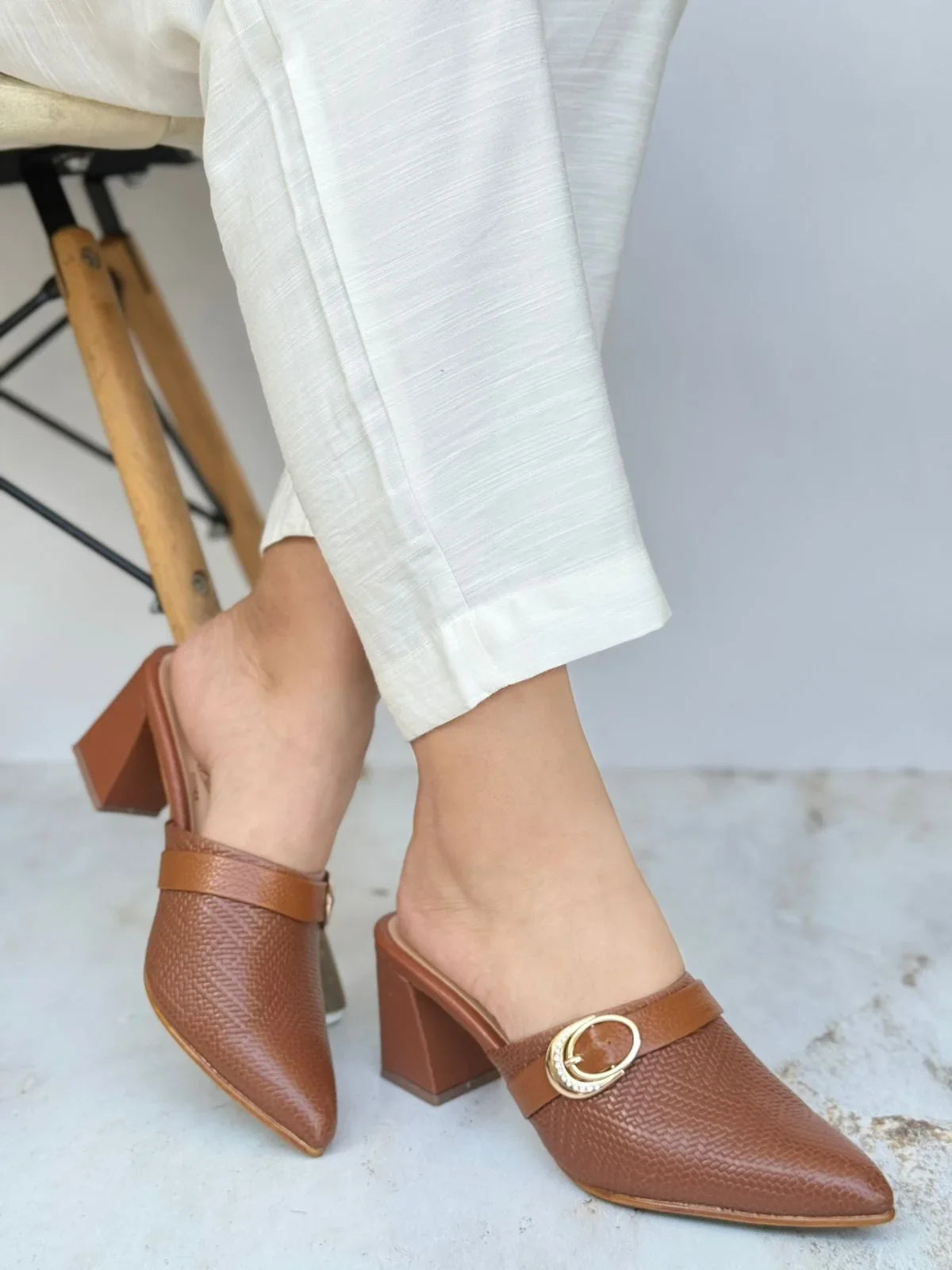 Tacones en cuero para dama Oslo