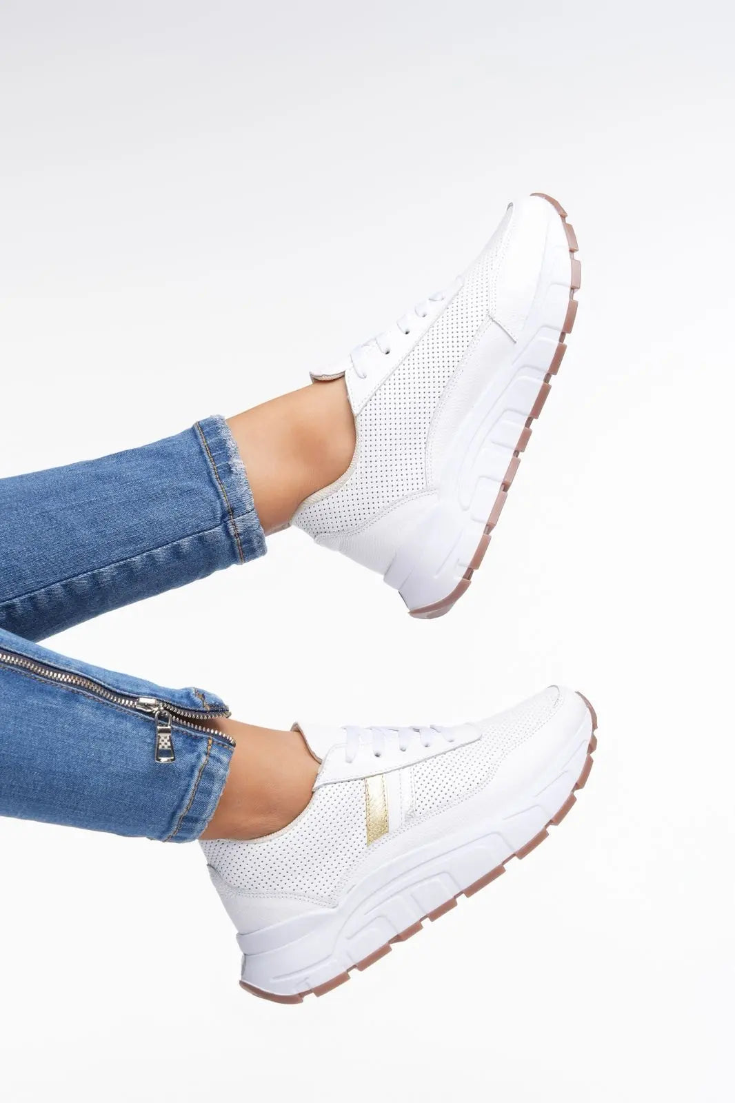 Deportivo en cuero para dama Zafira