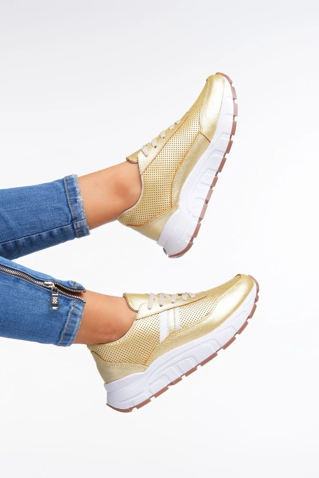 Deportivo en cuero para dama Zafira